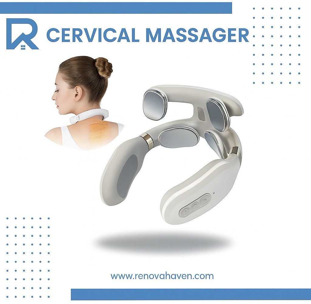 Smart Neck Massager – Heat & Vibration Therapy