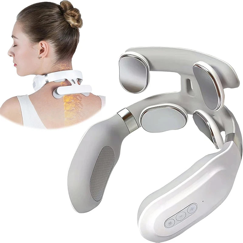 Smart Neck Massager – Heat & Vibration Therapy