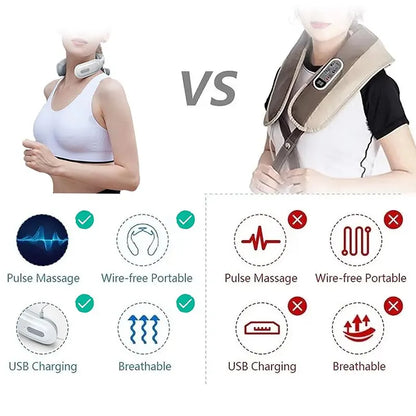 Smart Neck Massager – Heat & Vibration Therapy