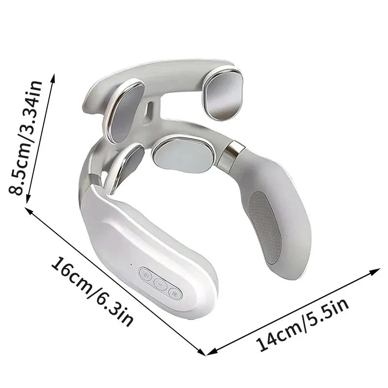 Smart Neck Massager – Heat & Vibration Therapy