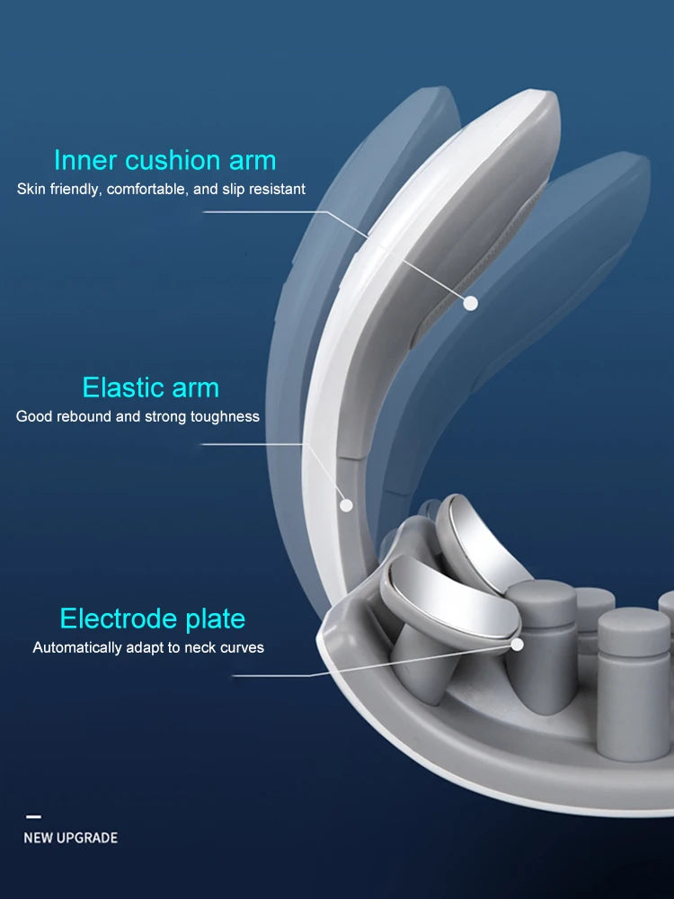 Smart Neck Massager – Heat & Vibration Therapy