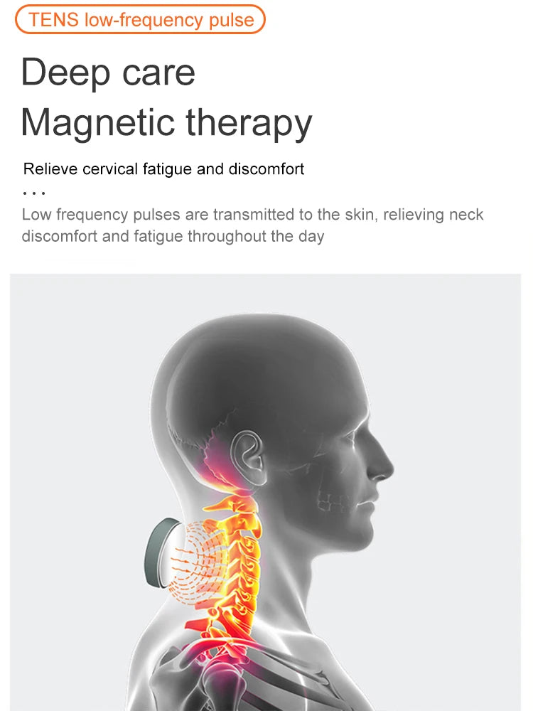 Smart Neck Massager – Heat & Vibration Therapy