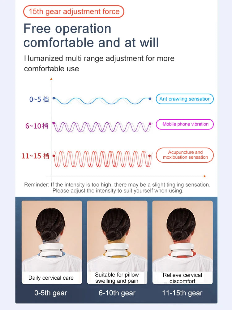 Smart Neck Massager – Heat & Vibration Therapy