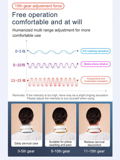 Smart Neck Massager – Heat & Vibration Therapy